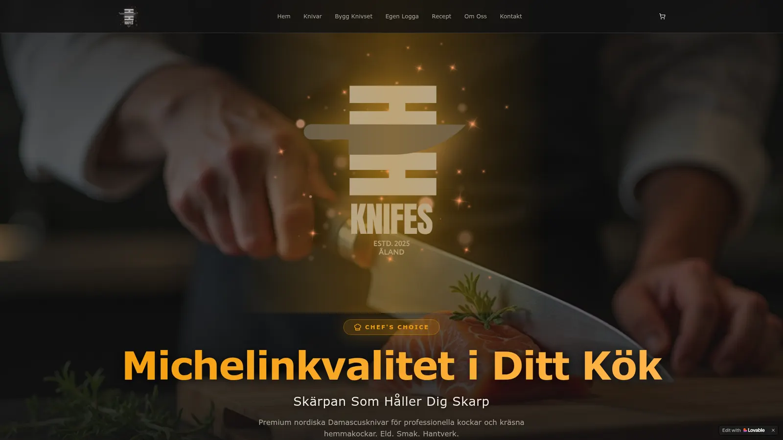 Nordic Forge Knives — E-handel & hantverk